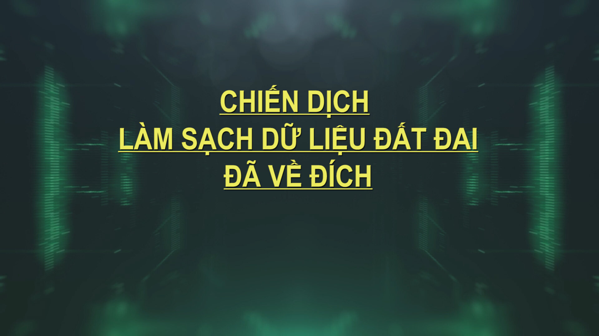 Chiến dịch làm sạch dữ liệu đất đai đã về đích